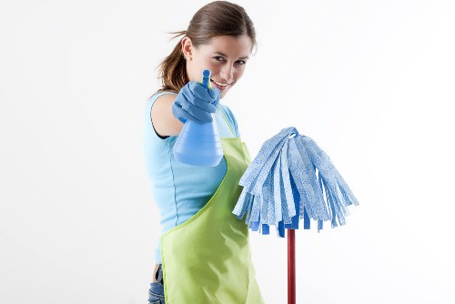 Customer raising a complaint about cleaning service concerns