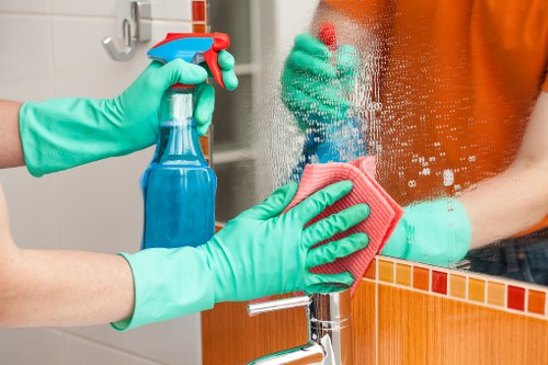 Professional office cleaning in a Marylebone workspace