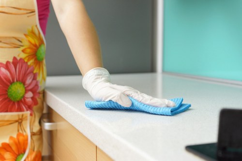 Kitchen deep cleaning as part of one off cleaning in Marylebone