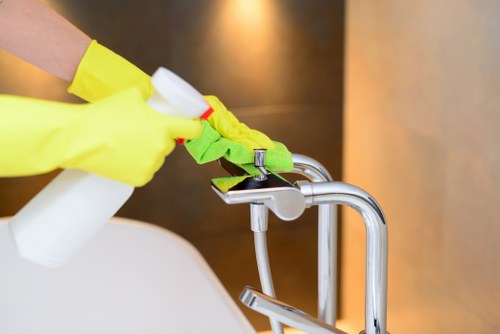 Illustration of supplier audit checks in a cleaning supply chain