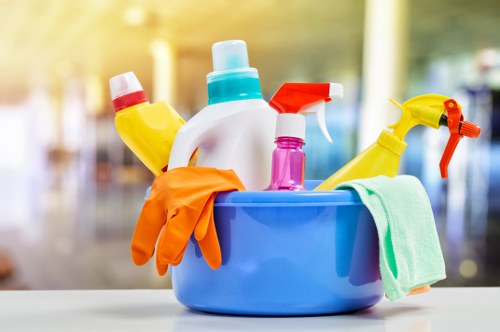 Professional cleaner in Marylebone beginning a detailed service in a home or office