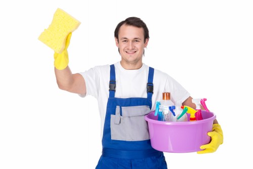 Team reviewing a cleaning complaint and service notes