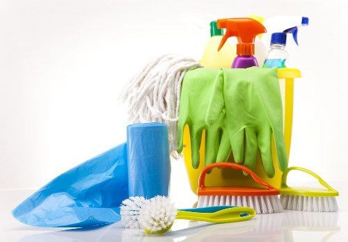 Professional end of tenancy cleaning in a Marylebone apartment kitchen