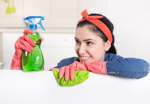 Cleaning a modern Marylebone office meeting room