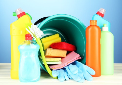Cleaner reviewing service terms before attending a property