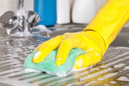 Eco-friendly office cleaning in a Marylebone workplace
