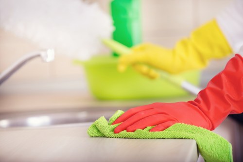 Residential cleaning service in a Marylebone home interior
