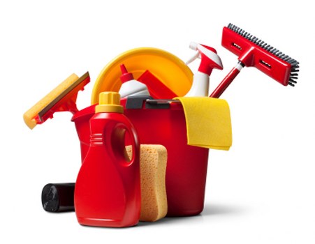 Deep cleaning tools used for a one off clean in Marylebone